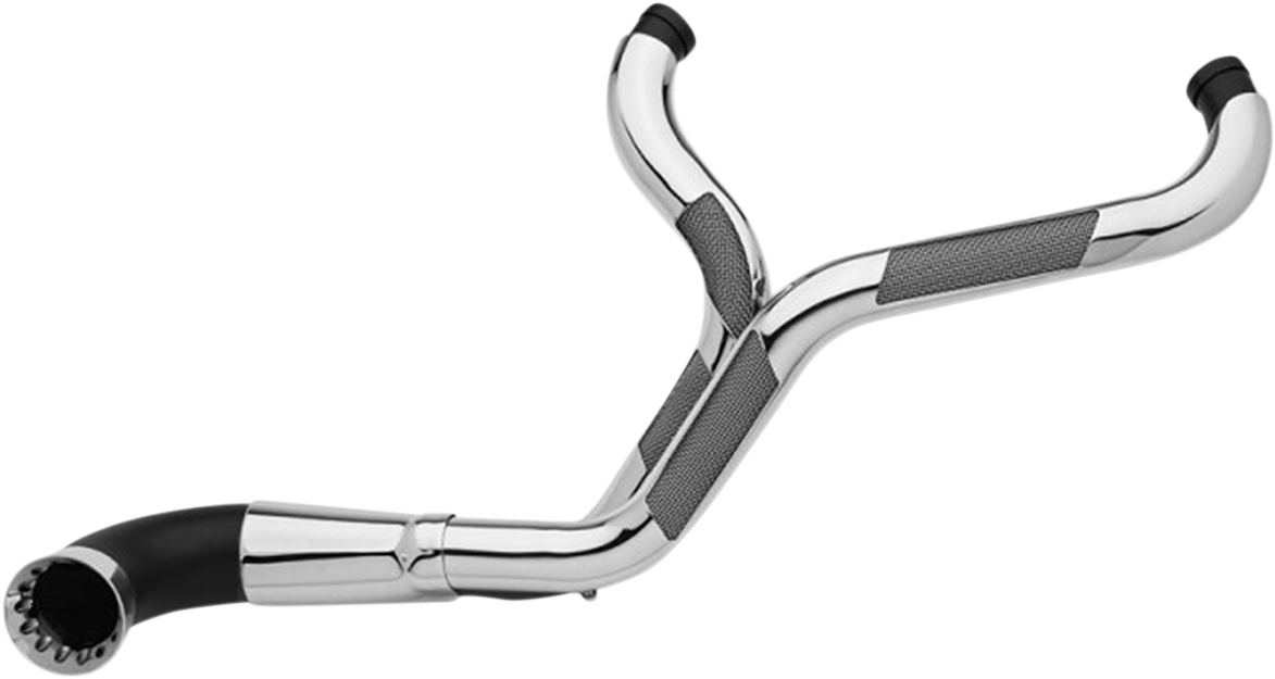 TRASK NB PERFORMANCE 2-INTO-1 EXHAUST SYSTEMS FOR HARLEY-DAVIDSON 2017 - 2019 Chrome/Black NB Performance 2-Into-1 Exhaust System