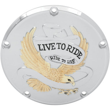LIVE TO RIDE DERBY COVERS FOR HARLEY-DAVIDSON