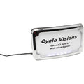 CURVED 3-HOLE LICENSE PLATE MOUNTS WITH LIGHTED FRAME FOR HARLEY-DAVIDSON