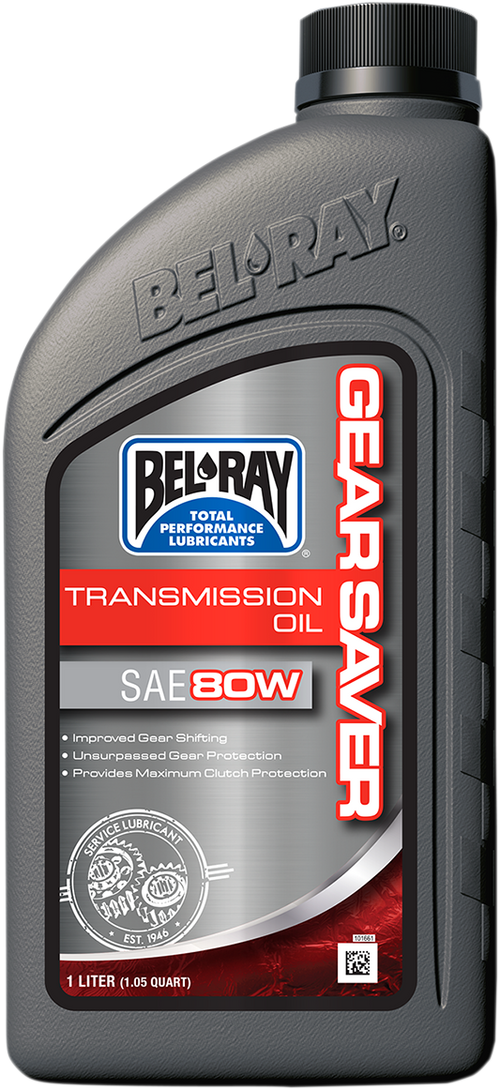 Aceite Caja Cambios 80W Bel-Ray Gear Saver Transmission Oil 1L