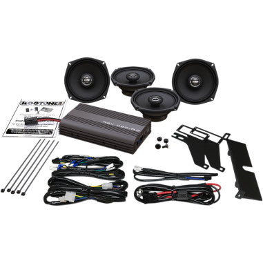 200-WATT ​AMP/51/4​​" FRONT AND REAR SPEAKER KIT FOR HARLEY-DAVIDSON