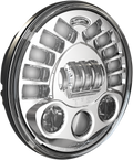 J.W. SPEAKER 7" PEDESTAL MOUNT LED ADAPTIVE 2 HEADLIGHTS HEADLIGHT ADAP2 PED CH 7"