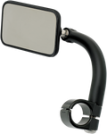 BILTWELL UTILITY MIRRORS MIRROR REC CLAMPON 7/8 BK