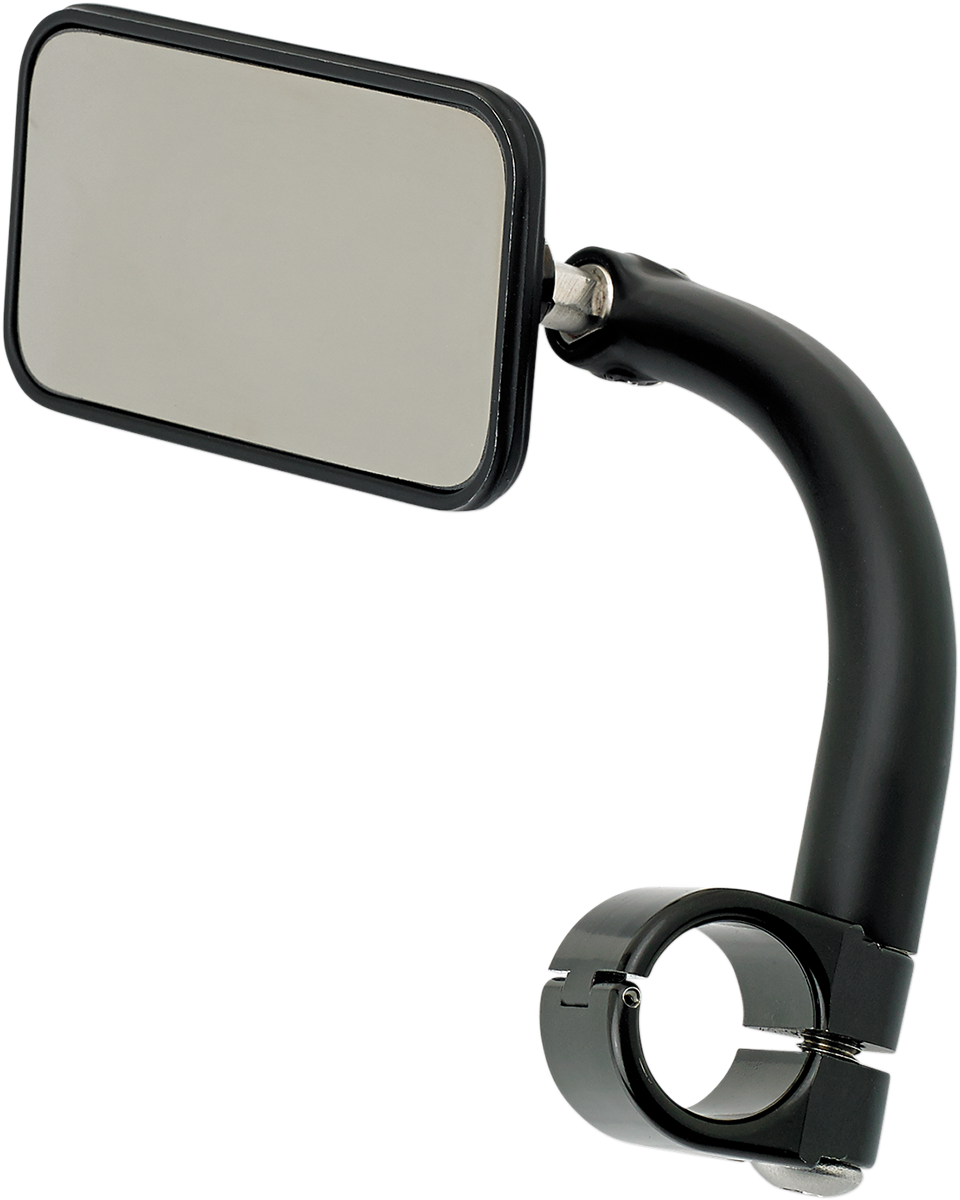 BILTWELL UTILITY MIRRORS MIRROR REC CLAMPON 7/8 BK