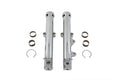 39mm Fork Sliders Chrome Single Disc For Harley-Davidson Sportster Dyna FXR