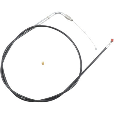 BLACK VINYL THROTTLE AND IDLE CABLES FOR HARLEY-DAVIDSON