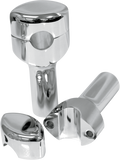 LA CHOPPERS RISERS FOR 1" HANDLEBARS RISERS 1" SMOOTH 4" CHR