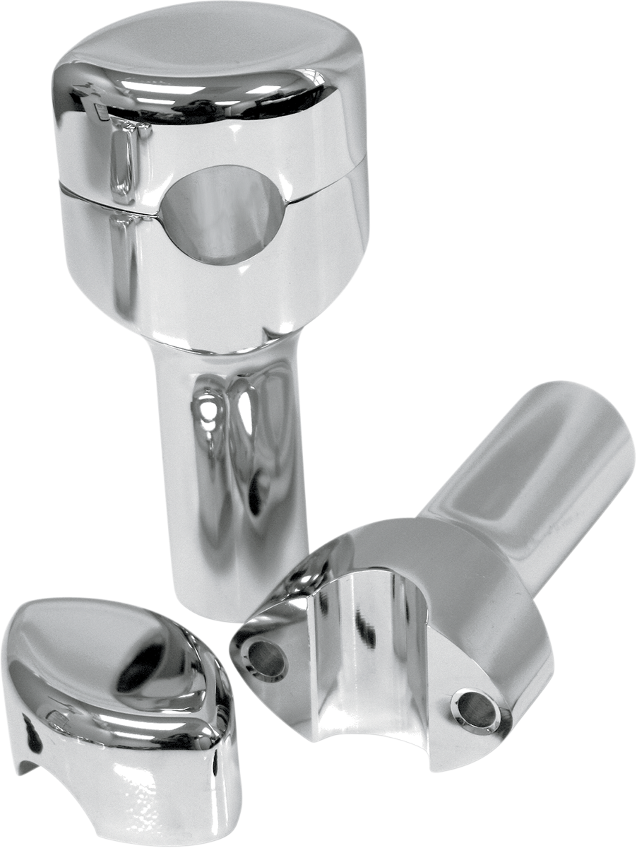 LA CHOPPERS RISERS FOR 1" HANDLEBARS RISERS 1" SMOOTH 4" CHR
