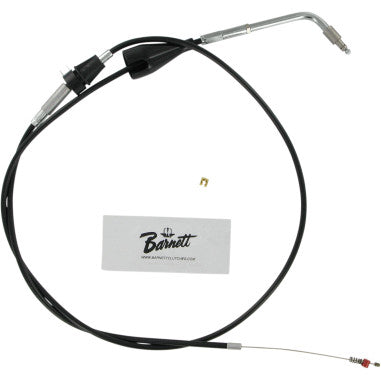 BLACK VINYL THROTTLE AND IDLE CABLES FOR HARLEY-DAVIDSON