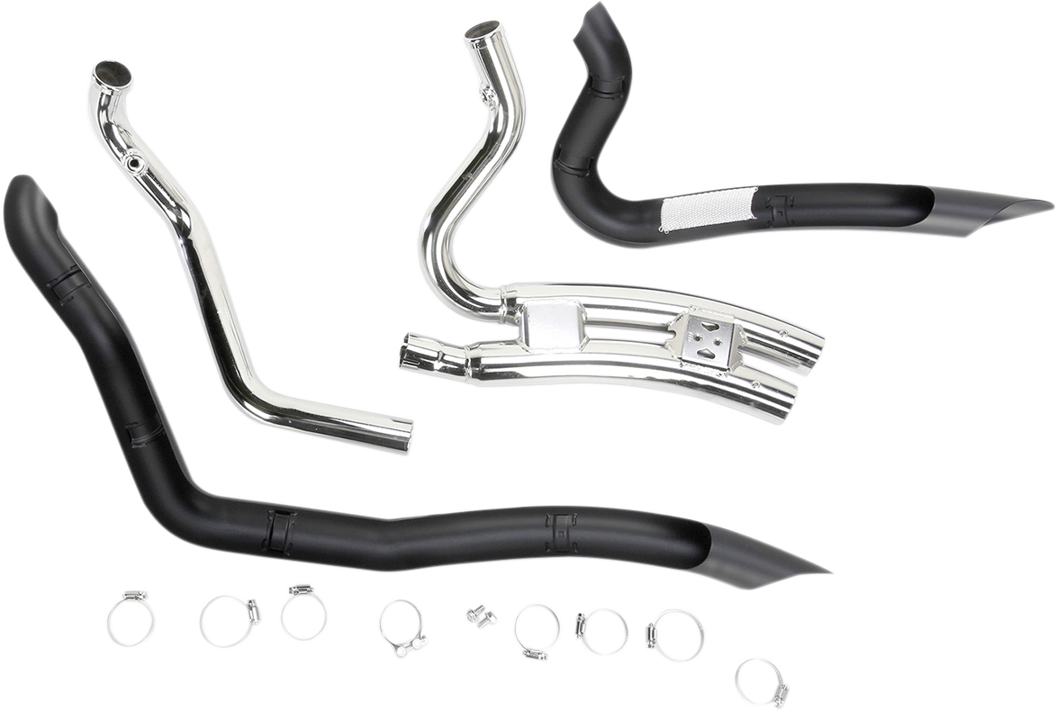 COBRA SPEEDSTER SHORT SWEPT EXHAUST SYSTEMS FOR HARLEY-DAVIDSON 2014 - 2019 Black Speedster Short Swept Exhaust System