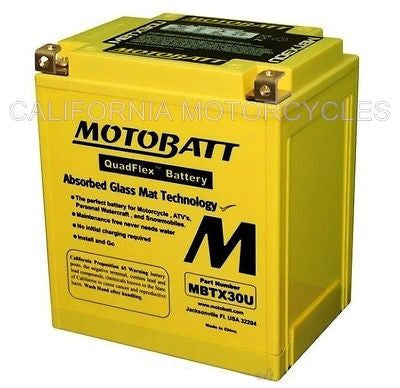 Bateria AGM Motobatt Para Harley-Davidson® Touring, Electra Glide®, Road King®