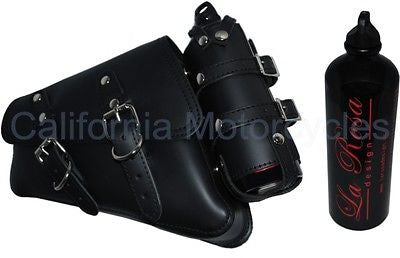 Satteltasche "Solo" für Harley-Davidson® Sportster® linke Seite Satteltasche mit Flasche