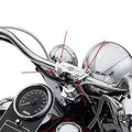4 Tornillos Cromados Abrazadera Torres De Manillar Para Harley-Davidson