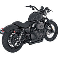Exhaust For Harley-Davidson Sportster 2004-2013 Vance Hines Shortshots Black