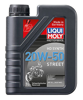 Aceite Sintetico Para Harley-Davidson® 20W50 Liqui-Moly Synth Hd 1L