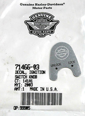 Autocollant de clé de contact Harley-Davidson® Touring 71466-03 Ignition Switch Decal