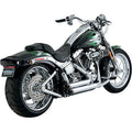 Exhaust For Harley-Davidson Softail '86-'11 Vance Hines Shortshots Chrome