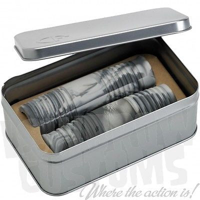 Puños Cole Foster Para Harley-Davidson® 1" Lowbrow Antique Grey Marble Grips