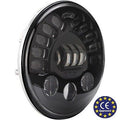 7" JW Speaker LED Adaptive Headlamp For Harley-Davidson Triumph BMW Indian