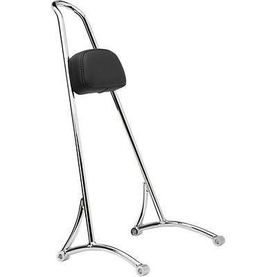 J'appuie Pour Harley-Davidson ® Sportster ® Burly Chrome Tall Sissy Bar With Pad