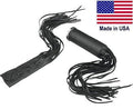 Fringed Leather Grip Covers. Made in the USA