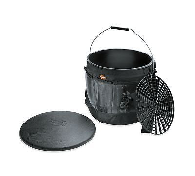Harley-Davidson 94811-10 Bike Wash Bucket Schürze mit mehreren Taschen