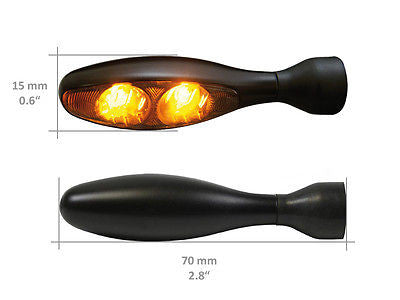 Kellermann Micro 1000 Dark Zugelassener LED-Blinker