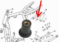 Rubber Nut Fuse Cover For Harley-Davidson Sportster 1/4-20"