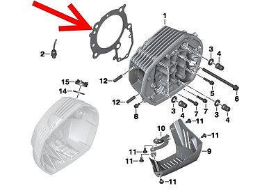 Hoch -Performance -Butt -Gelenk BMW R 1200 GS Abenteuerzylinderkopfdichtung