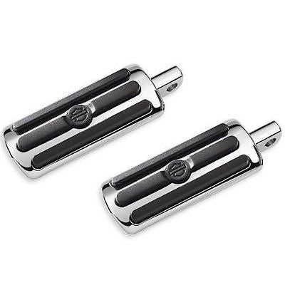 Posapies Cromados Harley-Davidson® 50130-95A Chrome And Rubber Footpegs Large