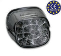 Led Inclined Pilot Zugelassen für Harley-Davidson® Layback Led Rücklicht Smoke