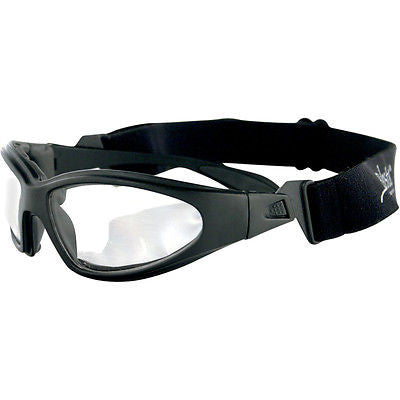 Bobster GXR Motorradbrille mit klaren Gläsern