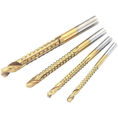 Professional Cutting Broks Expert 4 Piece Titanium Nitride Coated Drill Saw Set