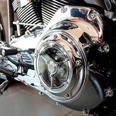Tapa De Embrague Transparente Para Harley-Davidson® RSD Clarity Derby Cover