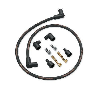 Zündkerzenkabel Harley Screamin' Eagle 32095-98B Schwarze 10-mm-Phat-Zündkerzenkabel