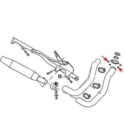 Tuercas De Escape Para Harley-Davidson OEM: 7593