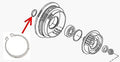 5 Clutch Hub Circlips for Harley-Davidson®