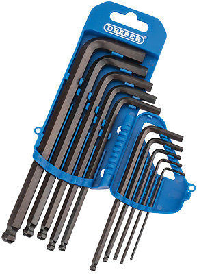 10-teiliger Inbusschlüsselsatz mit Kugelkopf