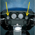 Chromringe Instrumente für Harley-Davidson® 2" Instrumentenanzeige-Blendenabdeckung