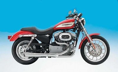 Supertrapp Supermegs 2-1 Auspuff für Sportster® ab '04, Chrom