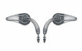 Rückspiegel für Harley-Davidson® Tailfin Custom Chrome Mirror Kit