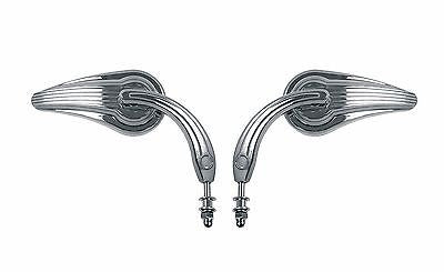 Rearview Mirrors for Harley-Davidson® Tailfin Custom Chrome Mirror Kit