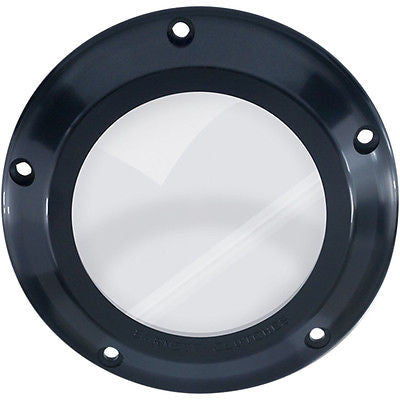 Clutch cover for Harley-Davidson® '07 -Up Barnett Clear Derby Cover Black