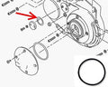 25 Inspection Cover Gasket For Harley-Davidson Sportster 1991-2003