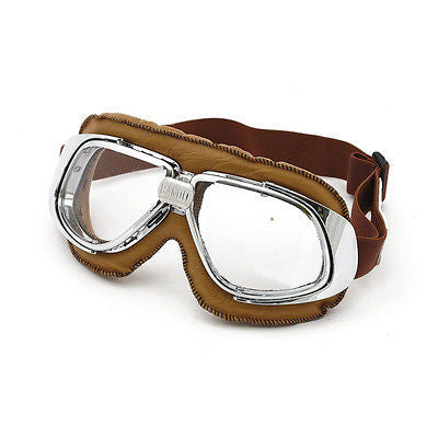 Een bril voor motorrijder klassieke bandiet bril