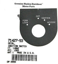 Harley-Davidson® Touring 71427-93 Zündschalter-Aufkleber