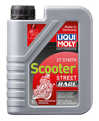 Aceite Sintetico Para Scooter Liqui-Moly Motorbike 2T Synth Scooter Street Race