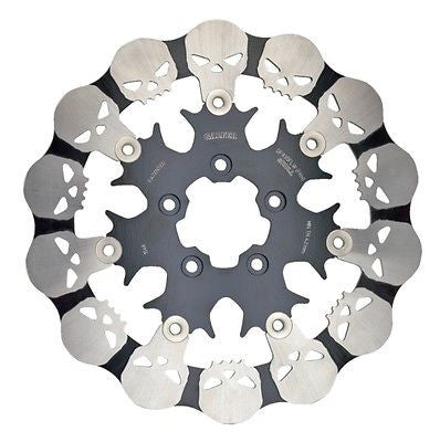 Floating Brake Disc For Harley-Davidson Galfer Skull Wave Floating Front Disk