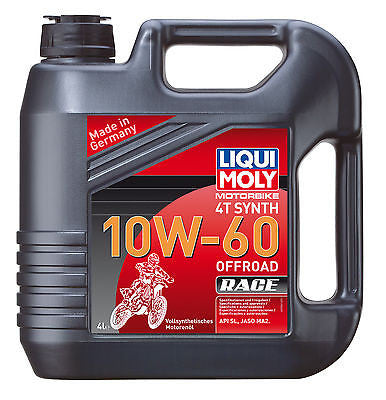 Aceite Sintetico Alto Rendimiento Offroad Race 10W60 Liqui-Moly 4T Synth 4L