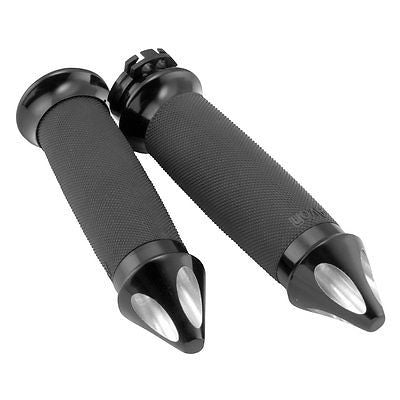 Puños Para Harley-Davidson Avon Negro Anodizado